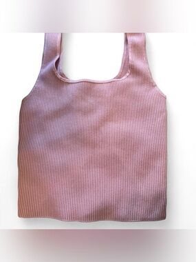 NWT Abercrombie & Fitch pink knit tank top